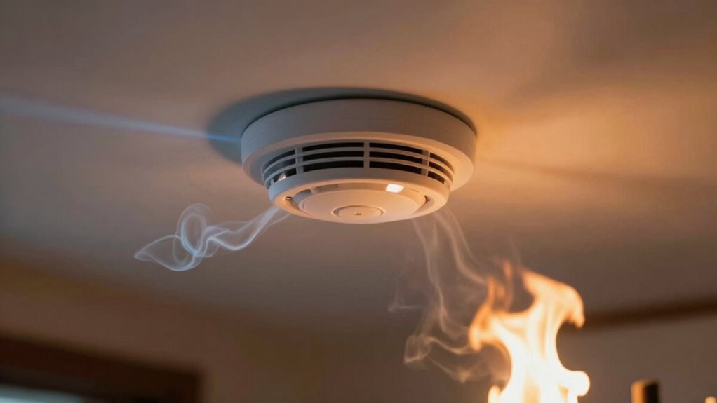 fire detection sensor differences